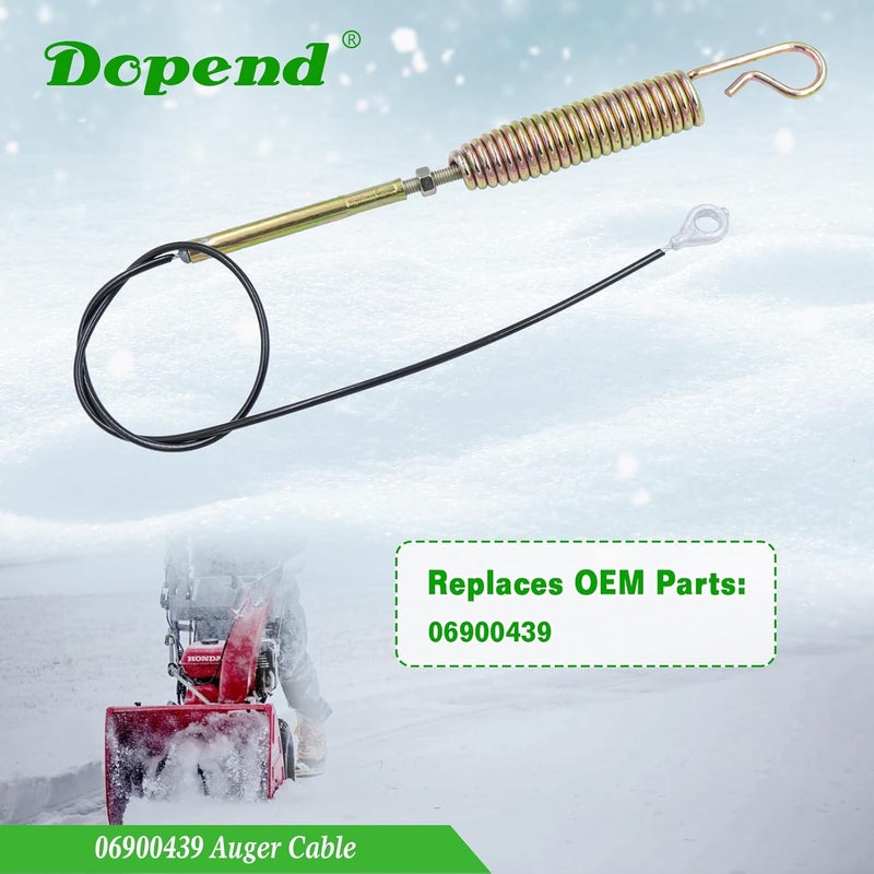 Dopend 06900439 Auger Cable for Ariens Deluxe 24, 28, 30, 36 Parts, Replaces Ariens 06900439 Snow Blower Traction Cable - Image 3